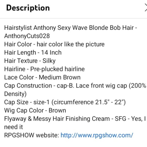 RPGSHOW Wig - Picture 3 of 8